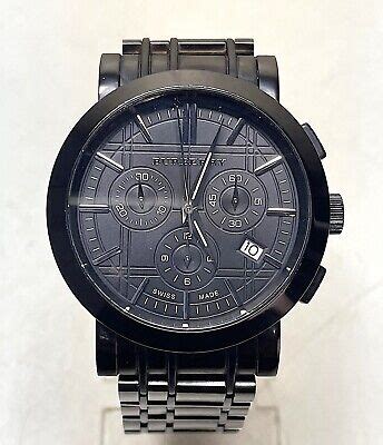 Burberry Heritage BU1373 Chronograph Watch w/ Spare Link.